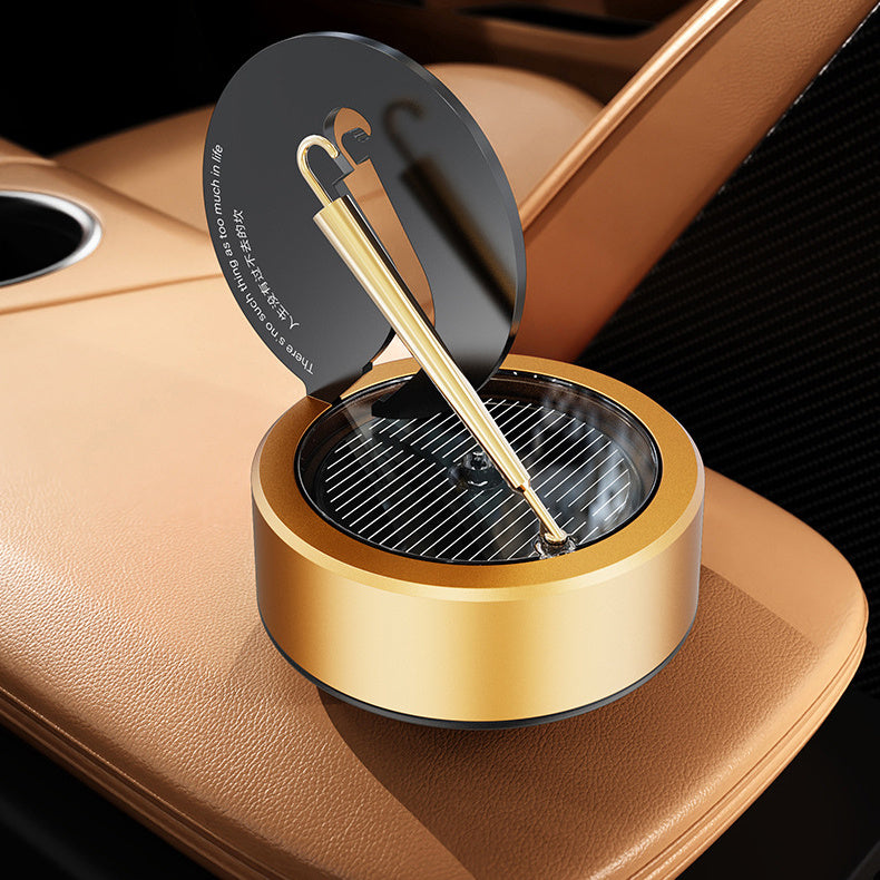 Solar Car Air Freshener Rotating Aromatherapy Diffusing Accessories Interior Durable Original Perfume Car Accessories