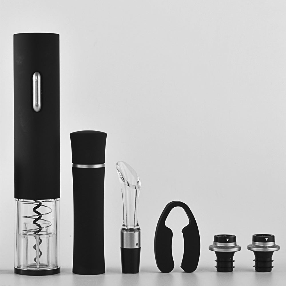 Electric Wine Opener Automatic Electric Wine Bottle Corkscrew Opener With Foil Cutter Wine Bottle Opener Kit