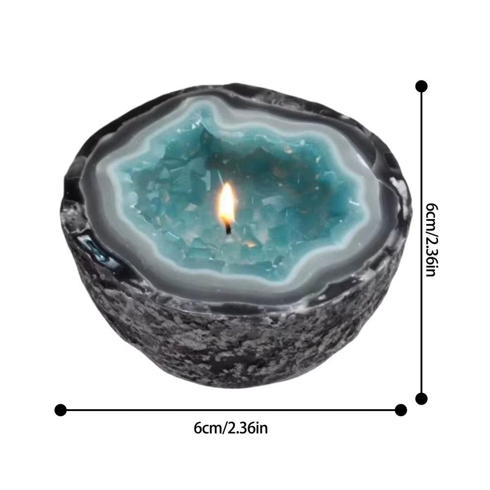 Candle Bowl round Bowl Shape Cement Candle Cup Vessel Mold Resin Decorative Balcony Patio Crafts Desktop Ornaments Retro