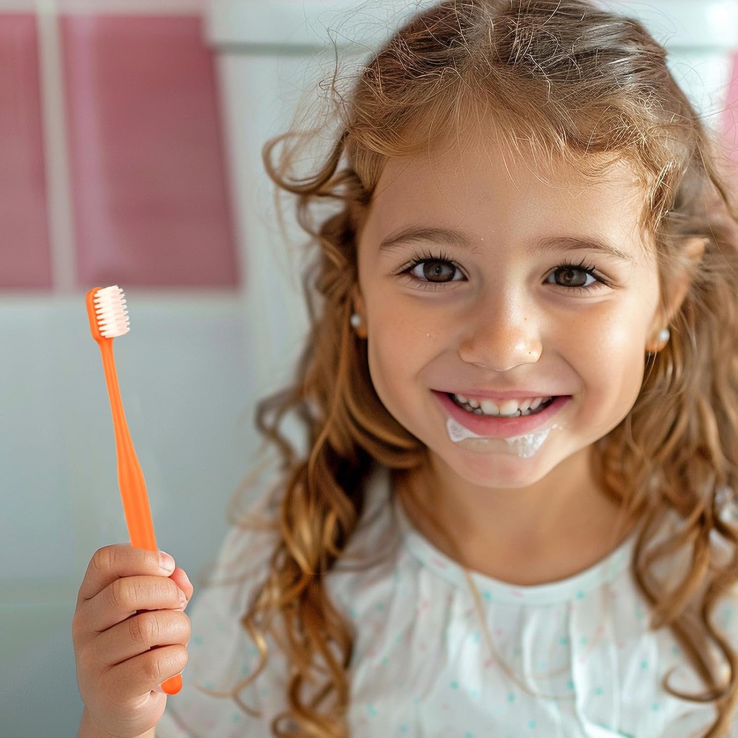 5 Pack Classic Manual Toothbrush Soft Bristles Clean Tooth Brush with Ergonomic Plastic Handle for Adults and Kids, Colorful