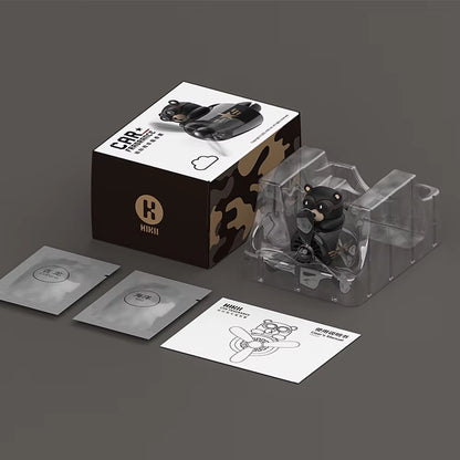 72KM Harko Bear Pilot Car Air Freshener Air Outlet Interior Accessories Propeller Car Flavoring Auto Perfume Diffuser Ornamen