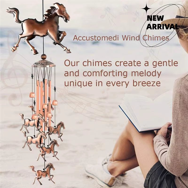 Y50A-Wind Chimes Retro Mobile Wind Chime for Home Garden Indoor Outdoor Patio Yard