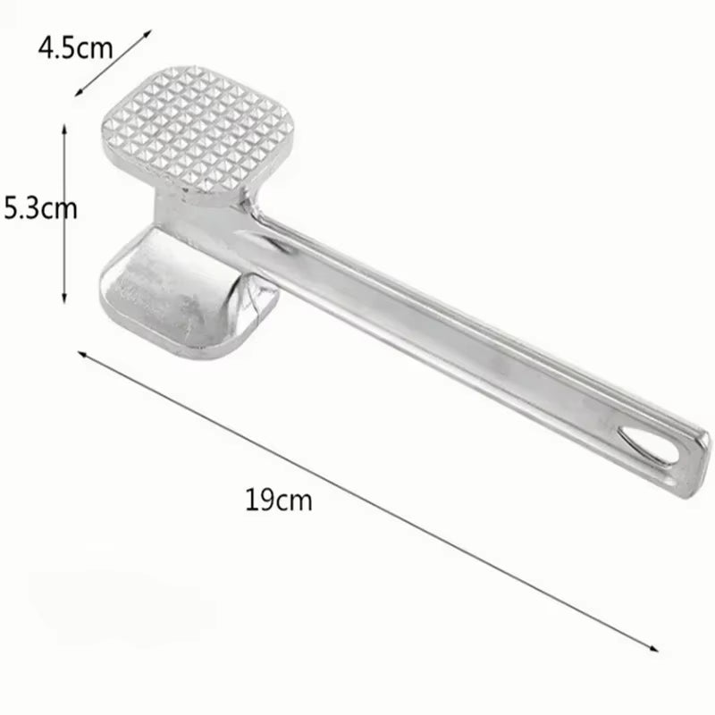 1Pcs Two Sides Loose Tenderizers Portable Steak Pork Tools Kitchen Gadgets Multifunction Meat Hammer Aluminum Alloy Bobsburger