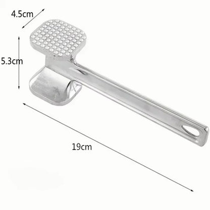 1Pcs Two Sides Loose Tenderizers Portable Steak Pork Tools Kitchen Gadgets Multifunction Meat Hammer Aluminum Alloy Bobsburger