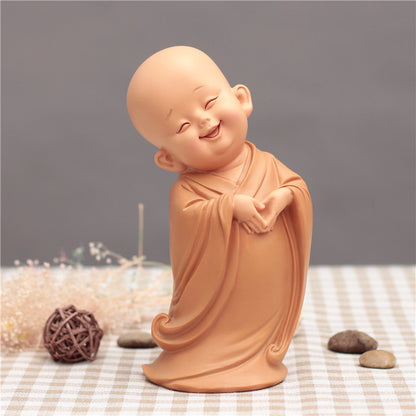 Cute Little Monk Car Decoration Car Interior Accessories Car Decoration Car Car Decoration Supplies Resin
