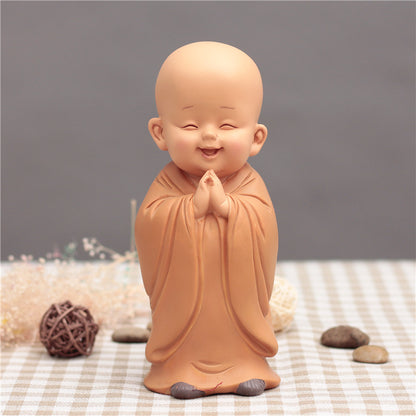 Cute Little Monk Car Decoration Car Interior Accessories Car Decoration Car Car Decoration Supplies Resin