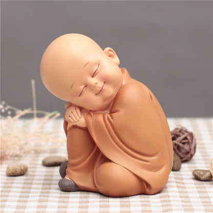 Cute Little Monk Car Decoration Car Interior Accessories Car Decoration Car Car Decoration Supplies Resin