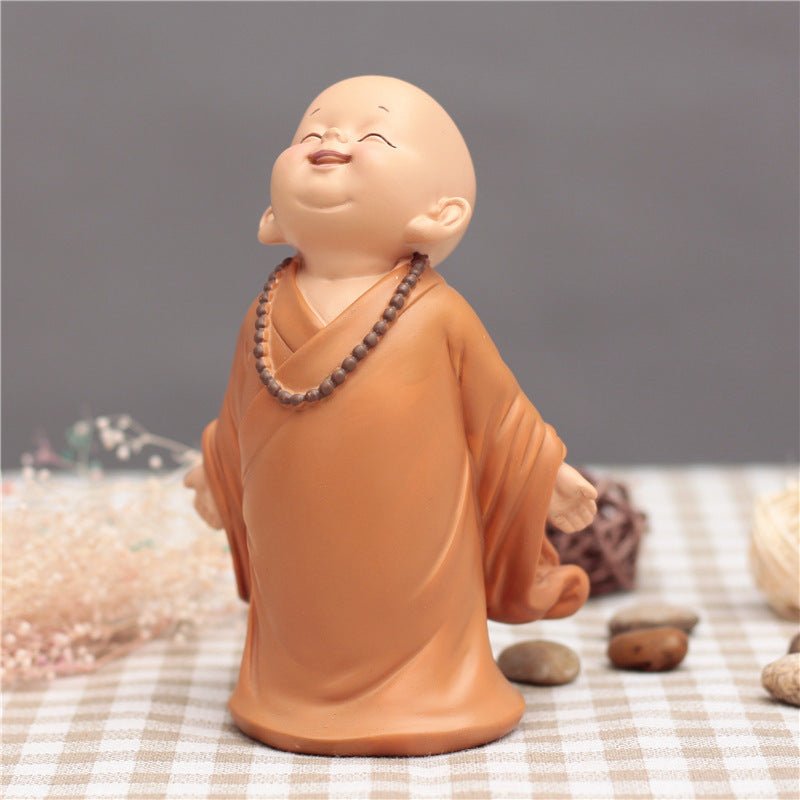 Cute Little Monk Car Decoration Car Interior Accessories Car Decoration Car Car Decoration Supplies Resin