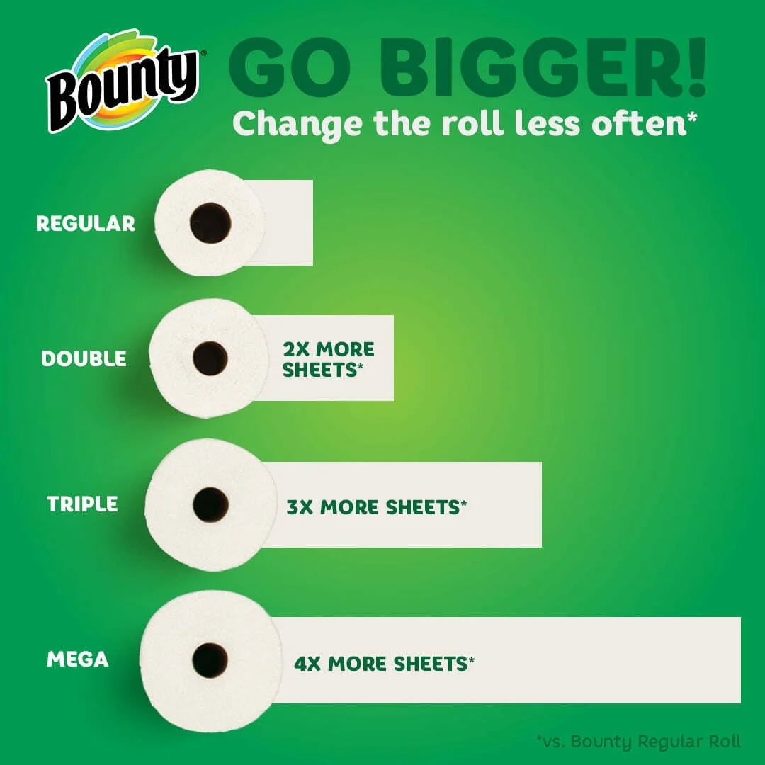 Paper Towels Select-A-Size, 4 Triple Rolls
