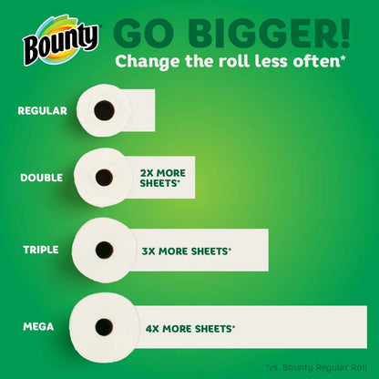 Paper Towels Select-A-Size, 4 Triple Rolls