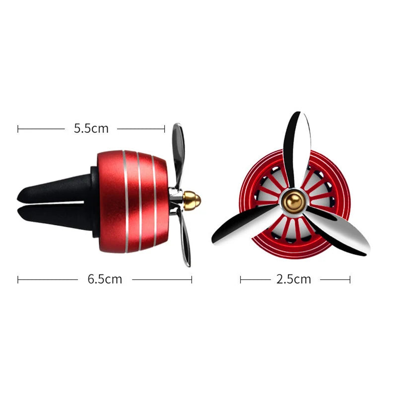 Car Conditioning Smell Air Freshener Alloy LED Auto Vent Outlet Perfume Clip Fresh Aromatherapy Fragrance Atmosphere Light New