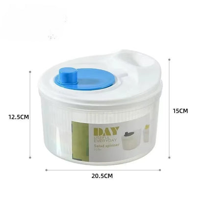 Multifunctional Household Manual Vegetable Dehydrator - Salad Spinner with Fruit, Home Kitchen Gadgets Lettuce Drain Basket