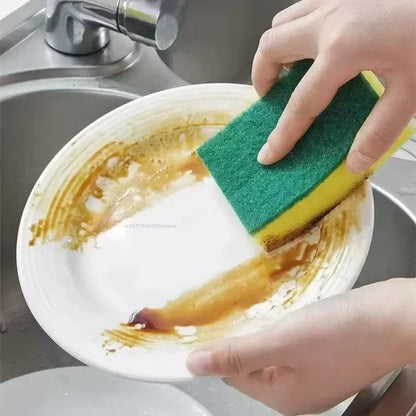 Dish Washing Sponge Dust Cleaning Sponge Scrubber for Kitchen Magic Cleaning Majoc Eraser Sponge Kitchen Scourer Supplies