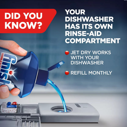 Finish Jet-Dry Rinse Aid, Dishwasher Rinse & Drying Agent