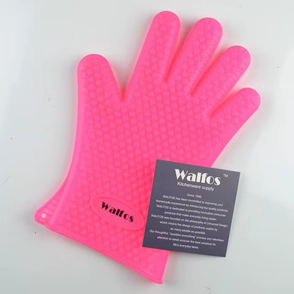Silicone Oven Kitchen Glove Heat Resistant Thick Cooking BBQ Grill Glove Oven Mitts Kitchen Gadgets Kitchen Accessories