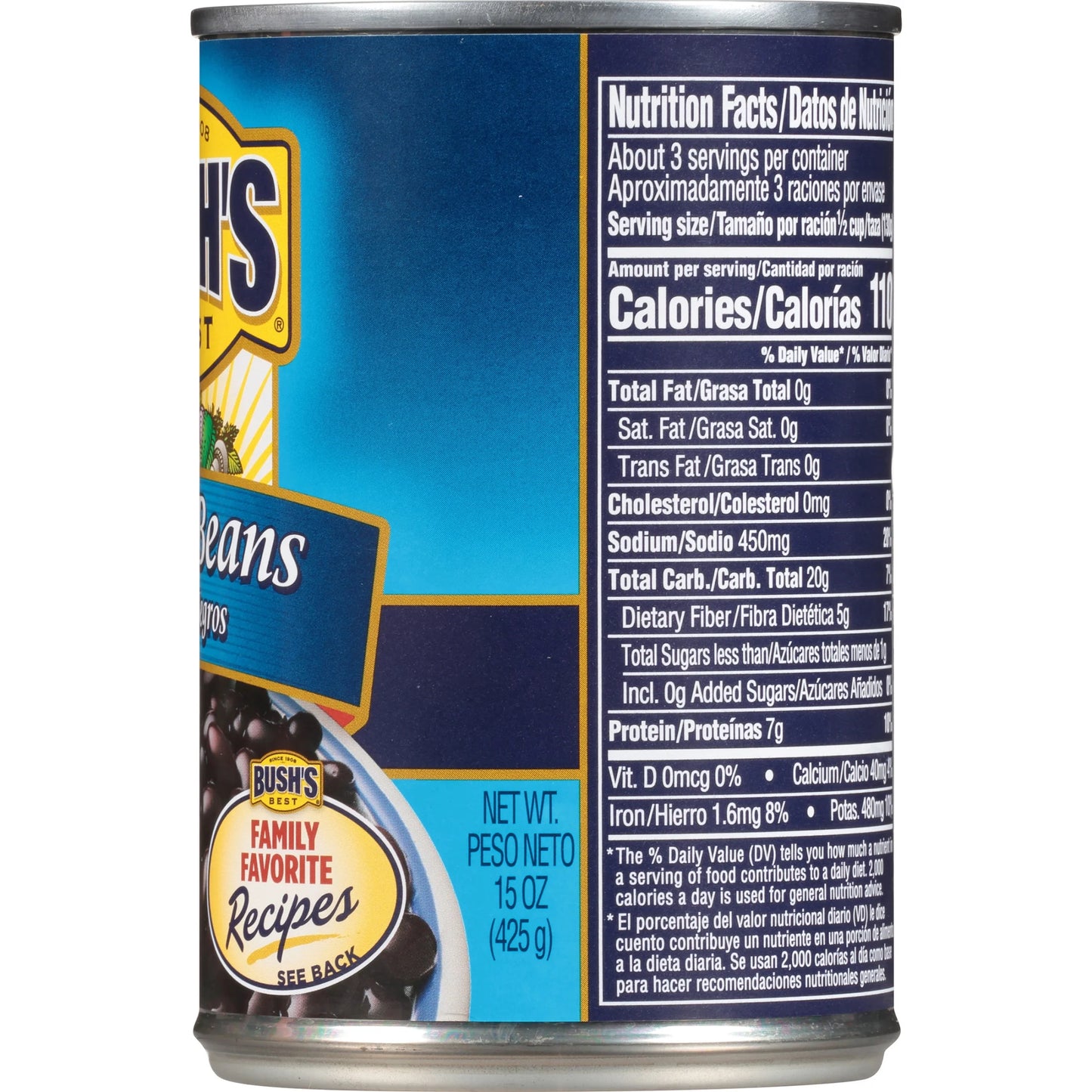 Black Beans, Canned Beans, 15 Oz
