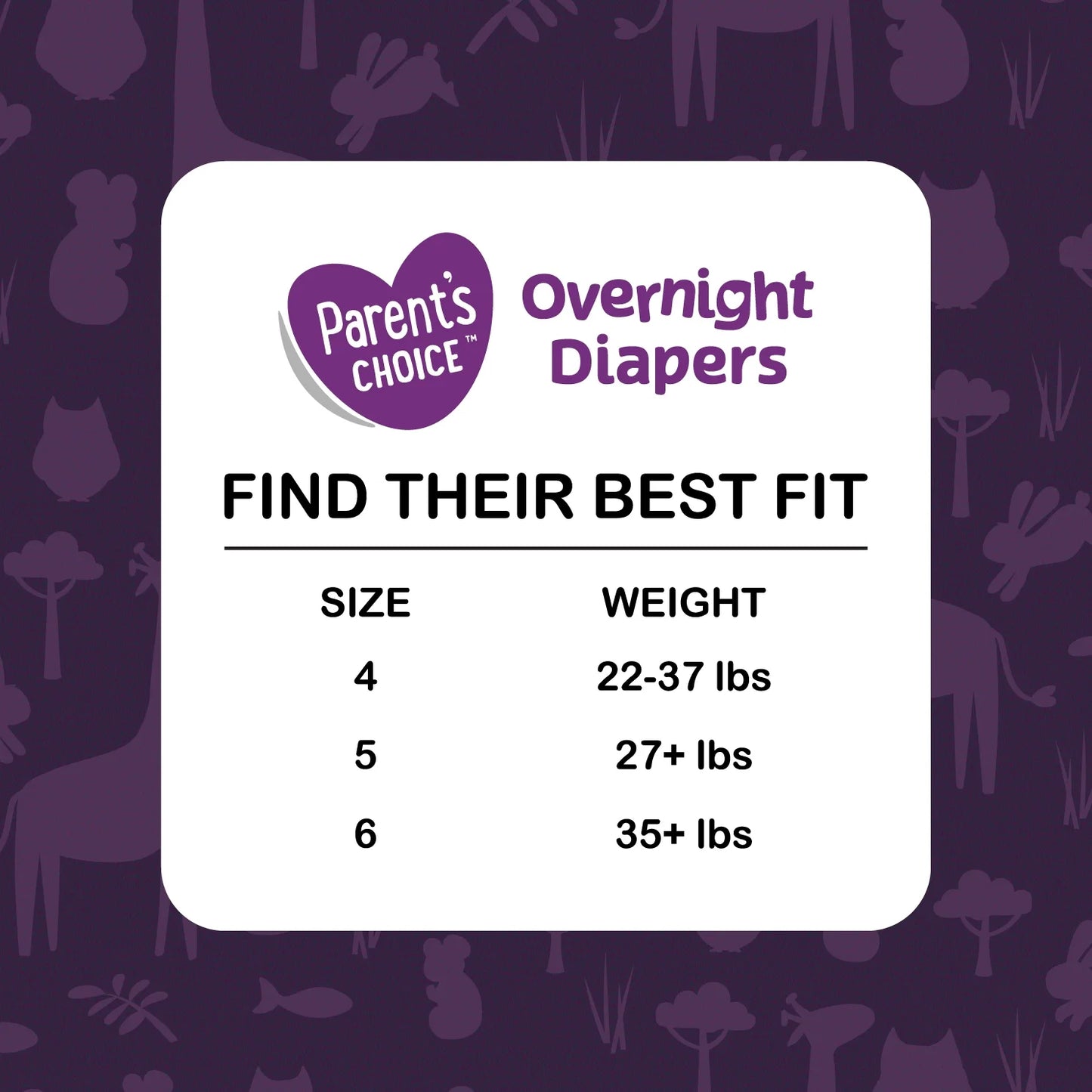 Gentle Dreams Overnight Diapers Size 6, 58 Count (Select for More Options)