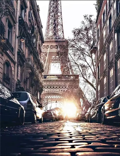 Classical Europe France Paris Eiffel Tower Canvas Paintings Landscape Street Wall Art Posters and Prints Pictures Cuadros Decor