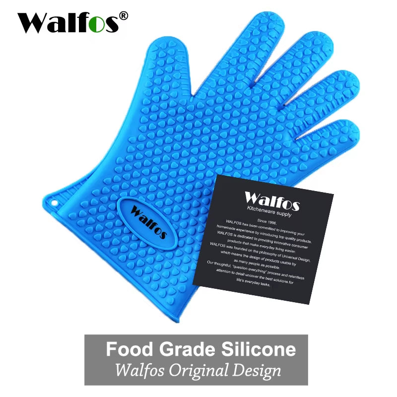 Silicone Oven Kitchen Glove Heat Resistant Thick Cooking BBQ Grill Glove Oven Mitts Kitchen Gadgets Kitchen Accessories