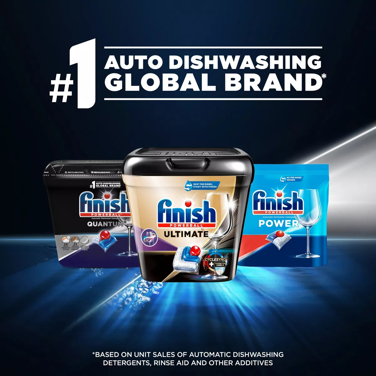 Finish Fresh Quantum Dishwasher Detergent Tablets - 72Ct