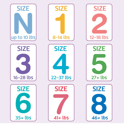 Dry & Gentle Diapers Size 1, 44 Count (Select for More Options)