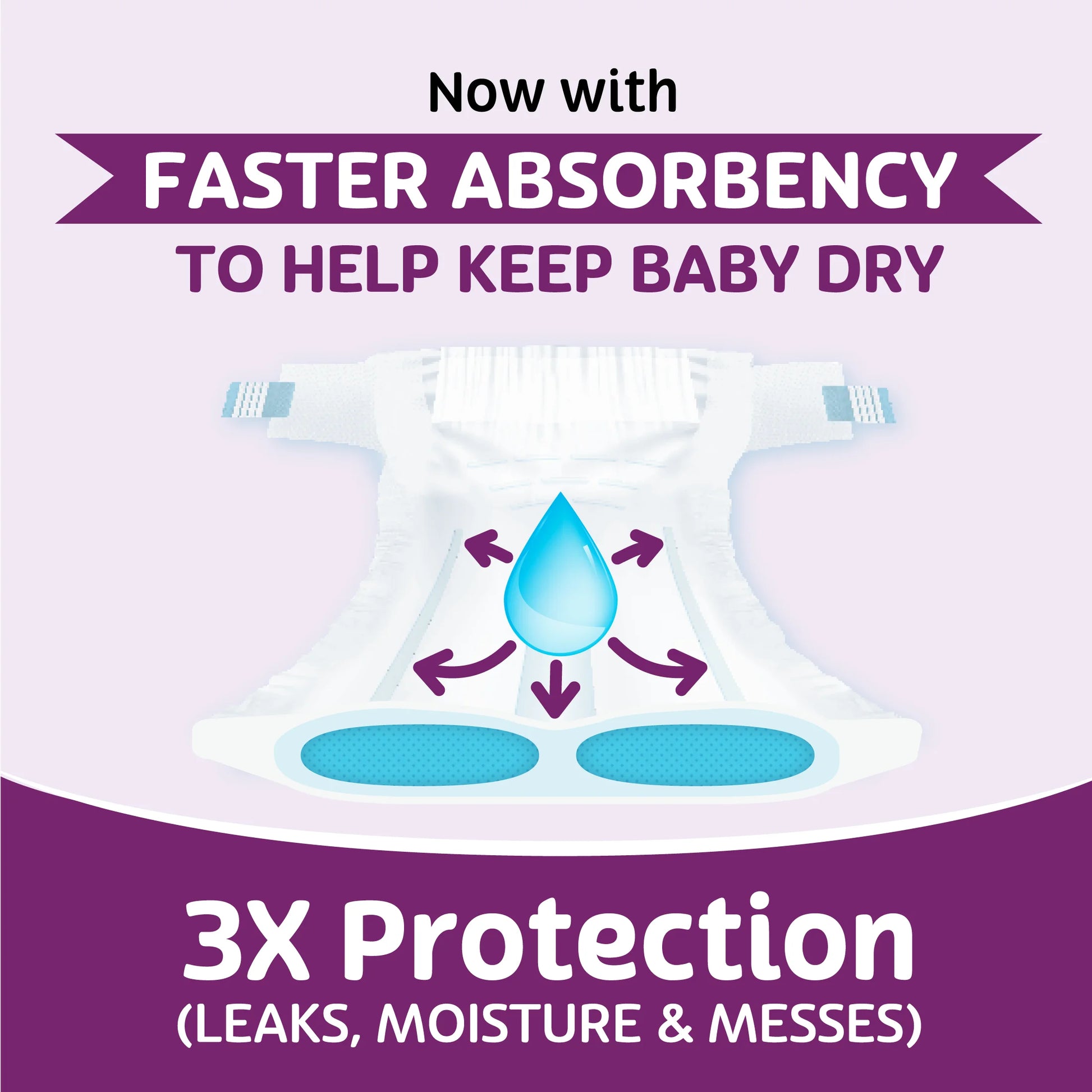 Dry & Gentle Diapers Size 1, 44 Count (Select for More Options)