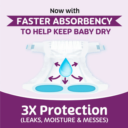 Dry & Gentle Diapers Size 1, 44 Count (Select for More Options)