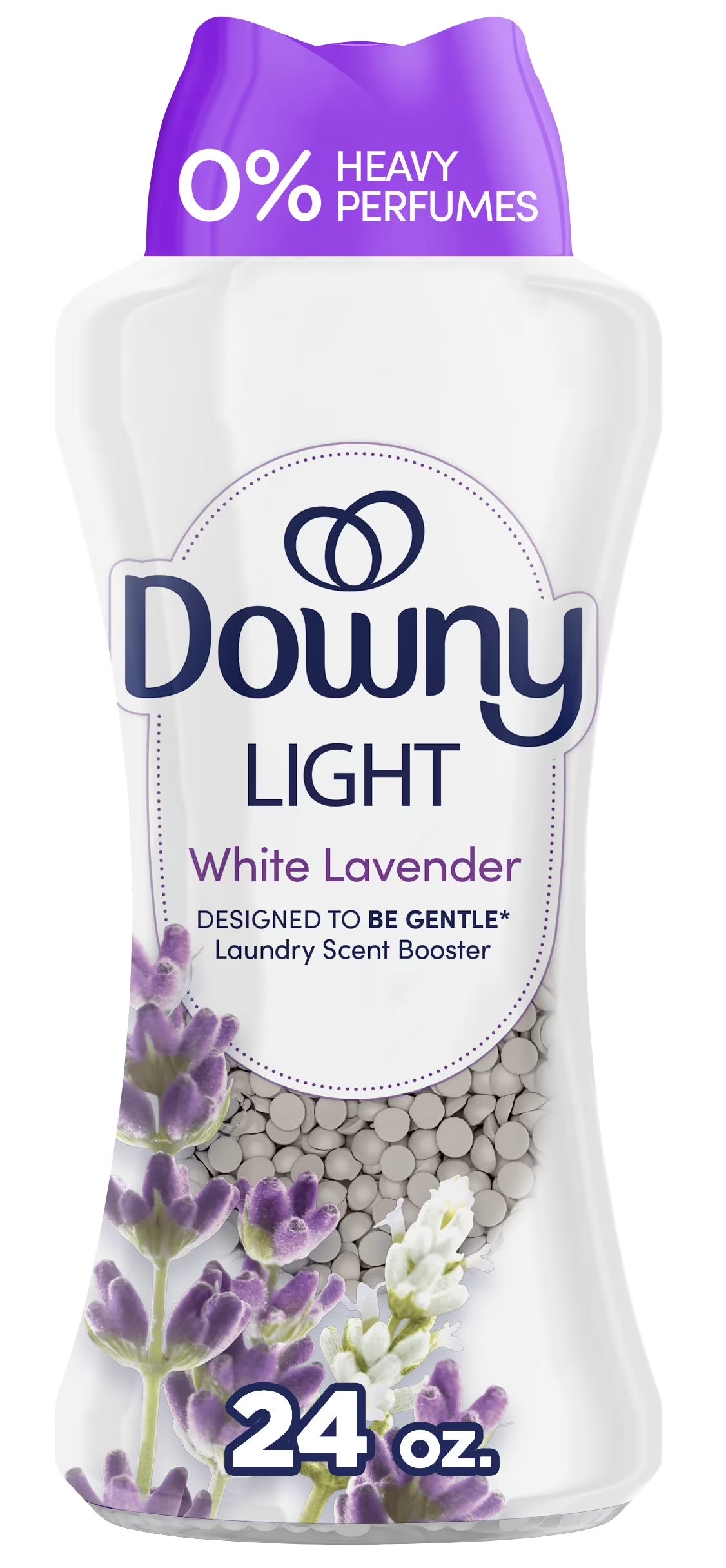 Light Laundry Scent Booster Beads for Washer, White Lavender, 24 Oz, with No Heavy Perfumes