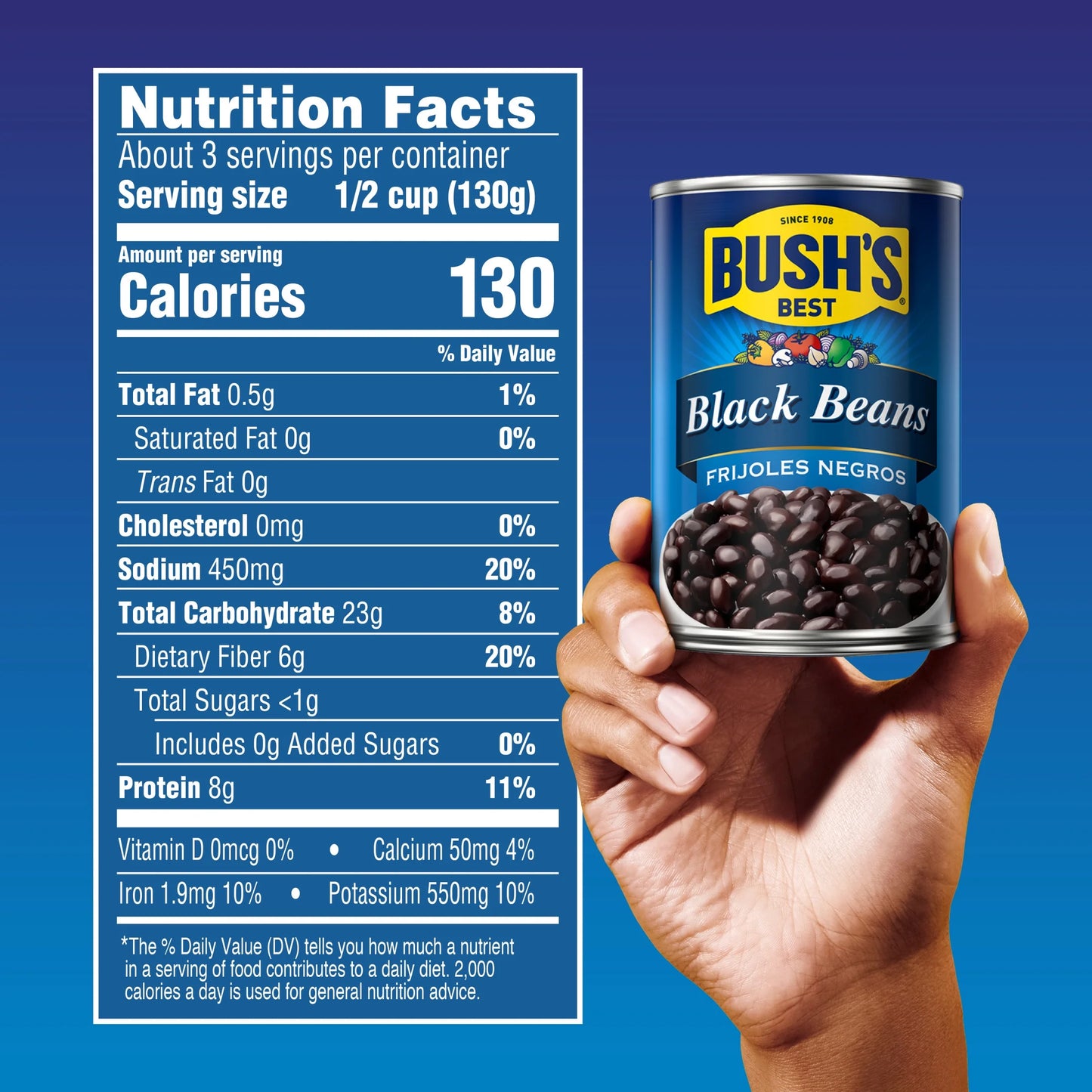 Black Beans, Canned Beans, 15 Oz