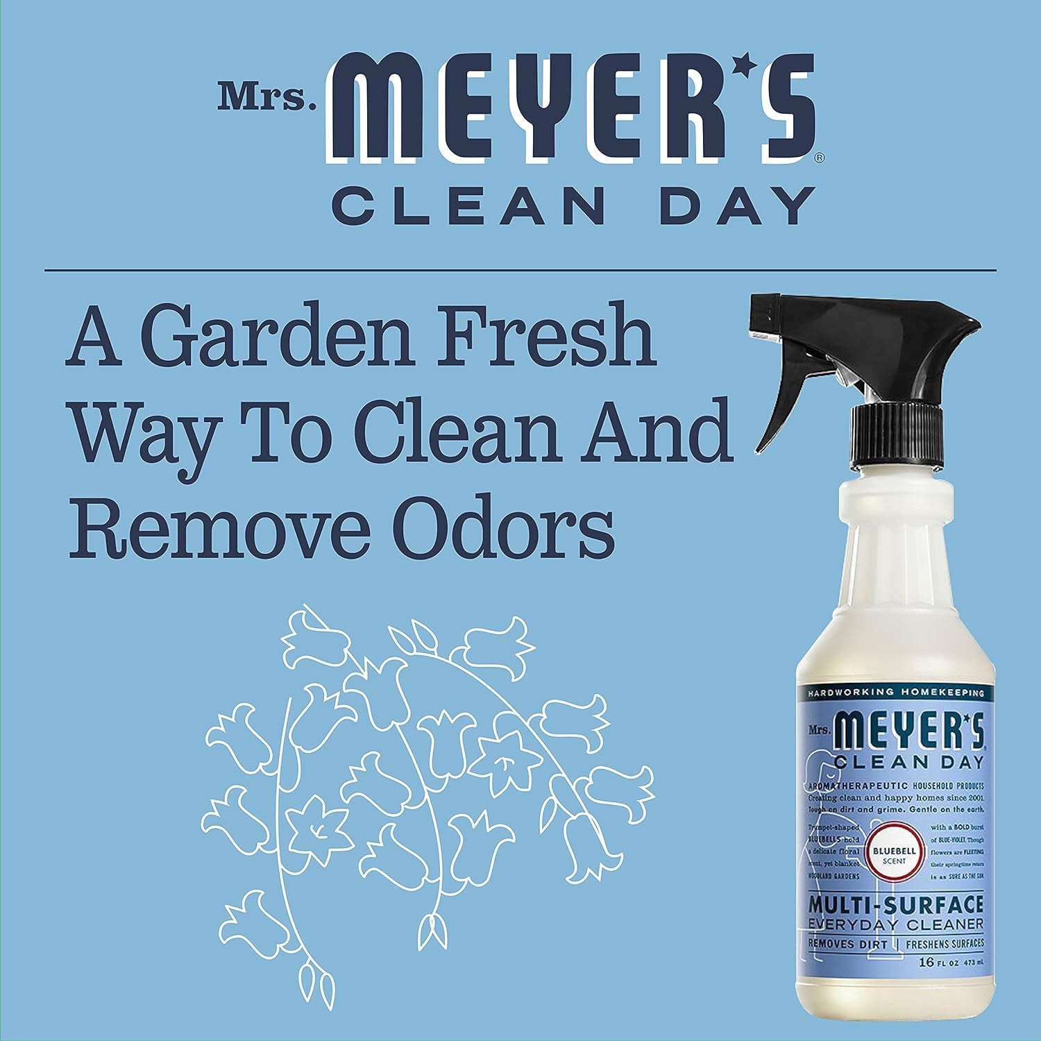 All-Purpose Cleaner Spray, Bluebell, 16 Fl. Oz - Pack of 3