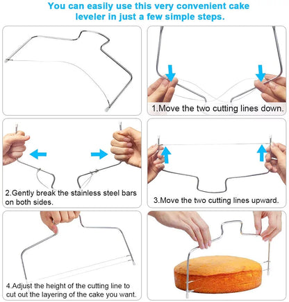 Cake Decorating Kit,132Pcs Cake Decorating Tools with Cake Turntable Stand Icing Piping Bags and Tips Set Baking Supplies Set for Beginner and Cake-Lover