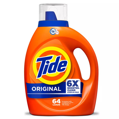 Tide Original HE Deep Cleaning Concentrated Liquid Laundry Detergent Soap