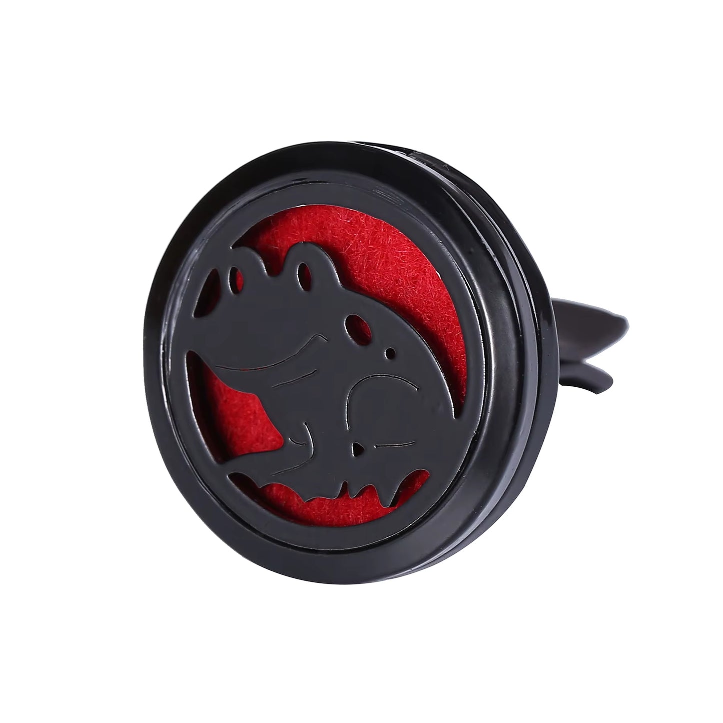 Refillable Car Air Freshener Smell Perfume Diffuser Clip Auto Vent Essential Oil Stainless Steel Locket Interior Accessories