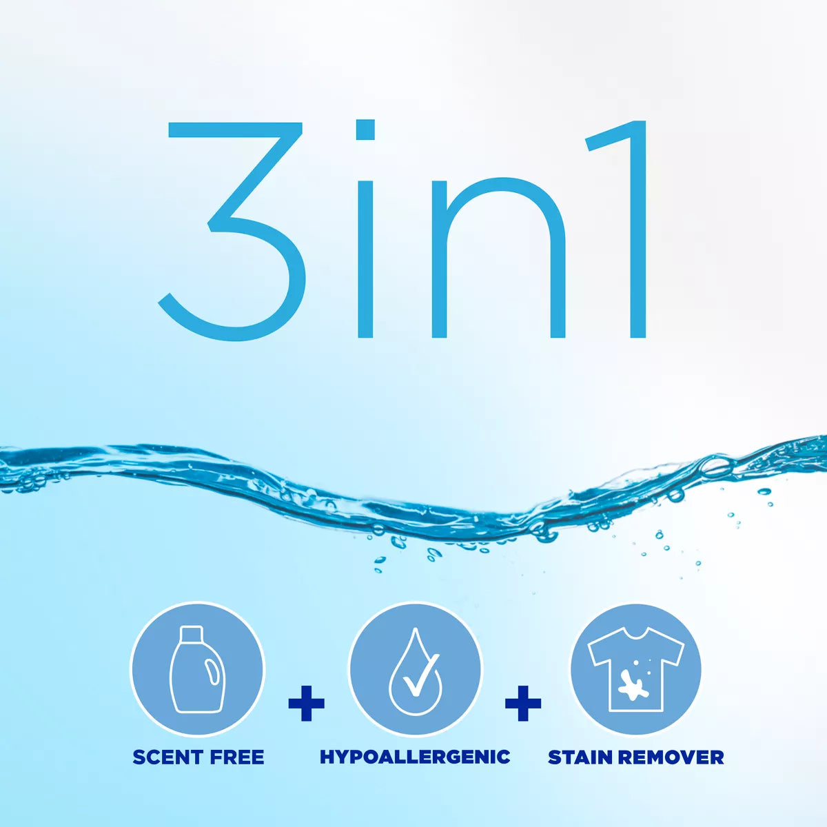 Tide Free & Gentle Unscented HE Deep Cleaning Concentrated Liquid Laundry Detergent