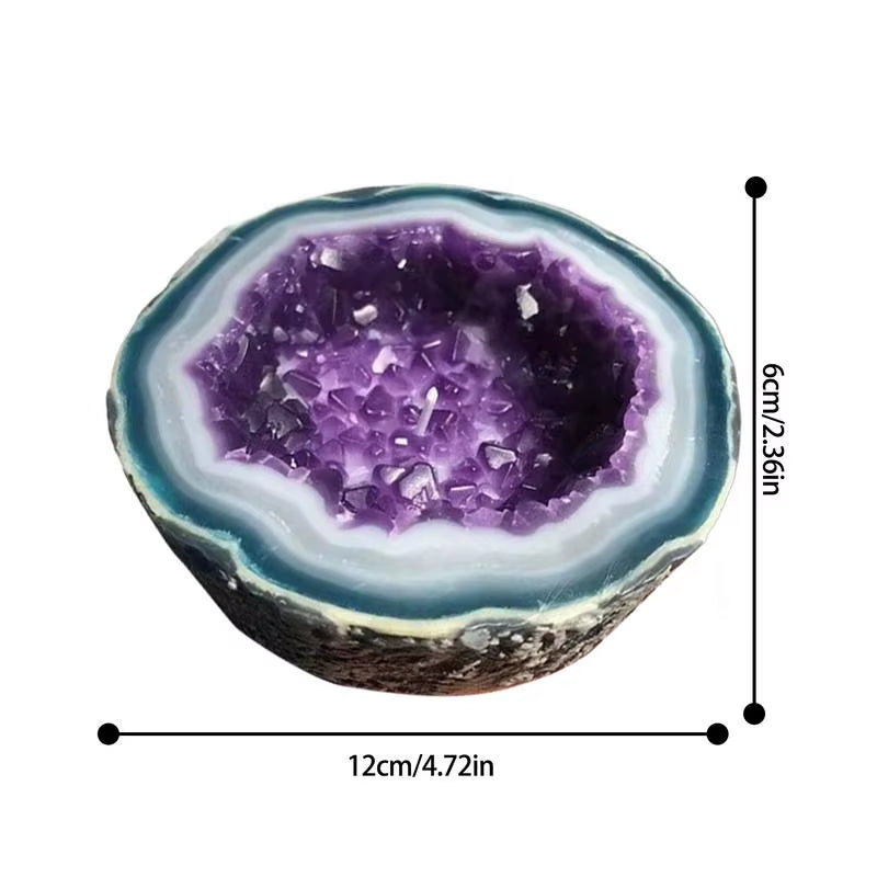 Candle Bowl round Bowl Shape Cement Candle Cup Vessel Mold Resin Decorative Balcony Patio Crafts Desktop Ornaments Retro