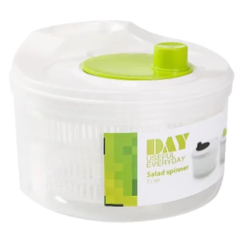 Multifunctional Household Manual Vegetable Dehydrator - Salad Spinner with Fruit, Home Kitchen Gadgets Lettuce Drain Basket