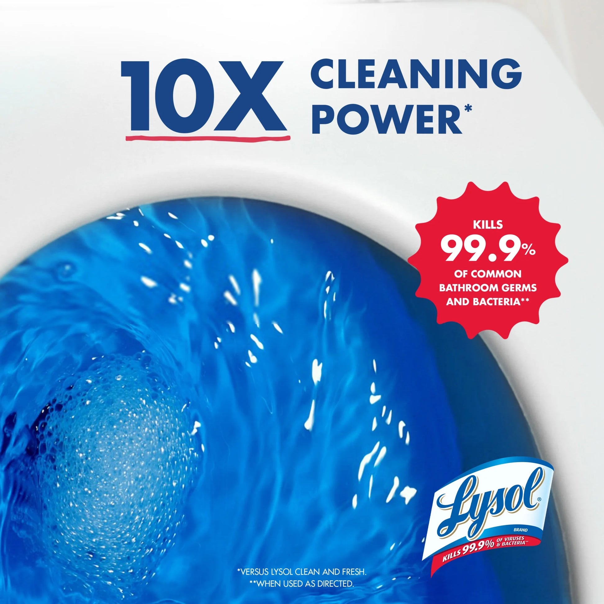 Power Toilet Bowl Cleaner Gel, Cleaning, Disinfecting and Stain Removal, 24 Oz, Pack of 2
