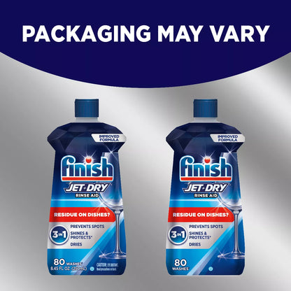 Finish Jet-Dry Rinse Aid, Dishwasher Rinse & Drying Agent