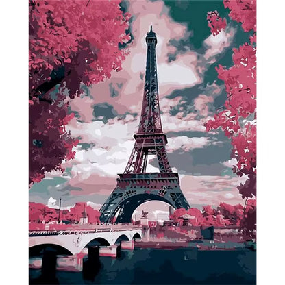 Classical Europe France Paris Eiffel Tower Canvas Paintings Landscape Street Wall Art Posters and Prints Pictures Cuadros Decor