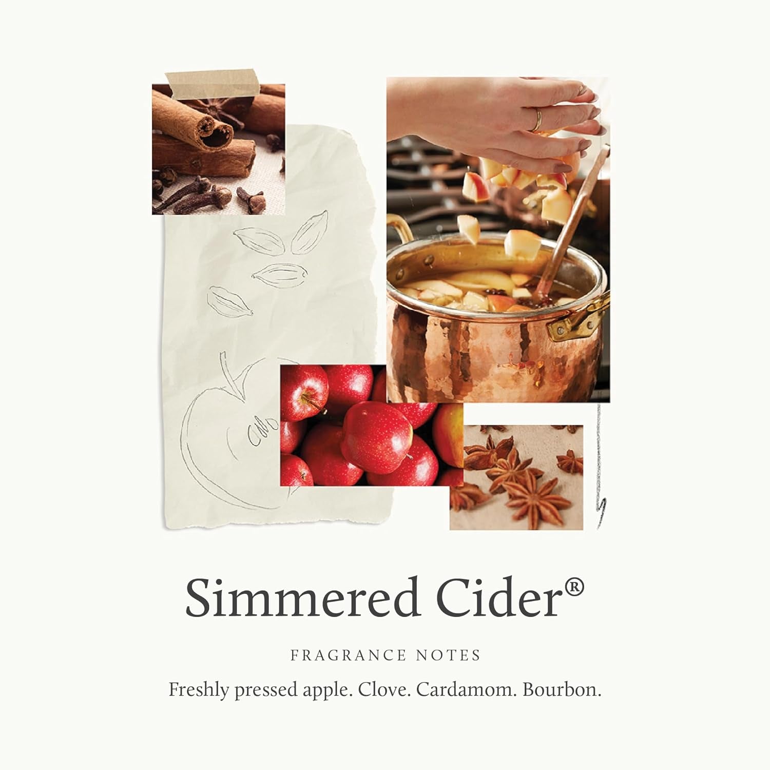 Aromatic Votive Trio – Set of Three Votive Candles – Luxury Home Fragrance – Scented Candles with Notes of Freshly Pressed Apple, Clove, & Cardamom – Red & Rose Gold (Simmered Cider, 2 Oz Each)