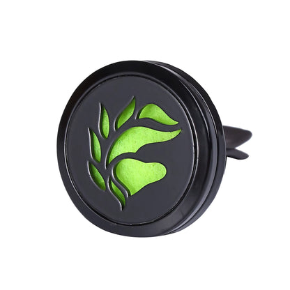 Refillable Car Air Freshener Smell Perfume Diffuser Clip Auto Vent Essential Oil Stainless Steel Locket Interior Accessories