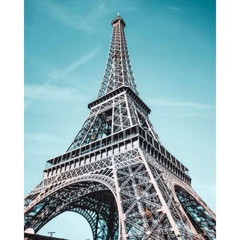 Classical Europe France Paris Eiffel Tower Canvas Paintings Landscape Street Wall Art Posters and Prints Pictures Cuadros Decor