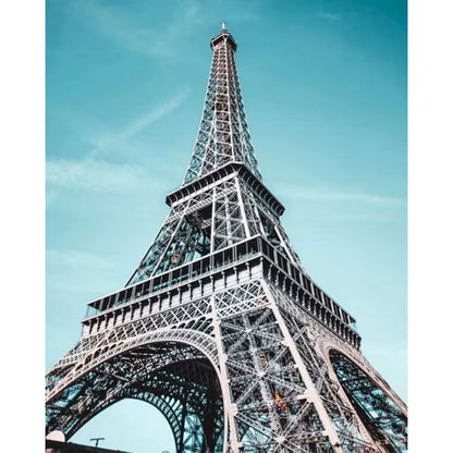 Classical Europe France Paris Eiffel Tower Canvas Paintings Landscape Street Wall Art Posters and Prints Pictures Cuadros Decor