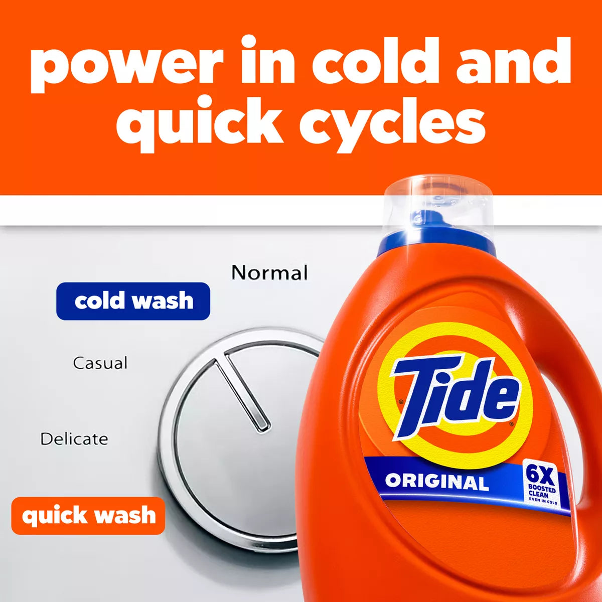Tide Original HE Deep Cleaning Concentrated Liquid Laundry Detergent Soap