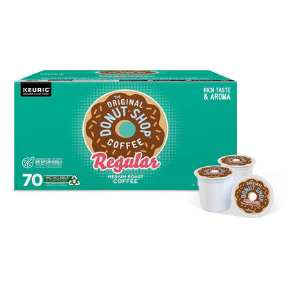 The Original Donut Shop Regular Coffee Keurig K-Cup Pods Medium Roast 70/Box (371114)