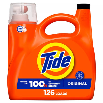 Tide Original HE Deep Cleaning Concentrated Liquid Laundry Detergent Soap