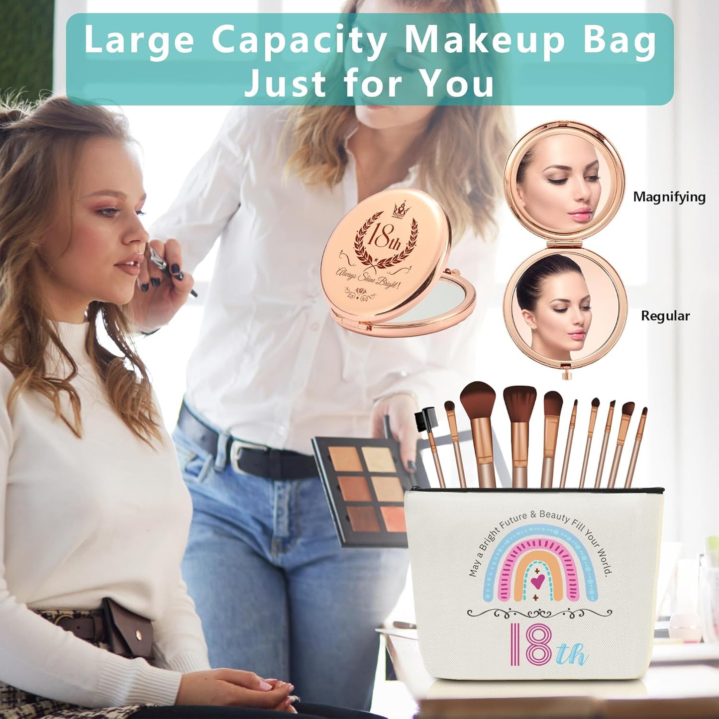 18Th Birthday Gifts for Girls, 11Pcs Unique Gifts for 18 Year Old Girl, 18Th Birthday Gift Ideas, Happy 18Th Birthday Gifts for Daughter, Sisters, Granddaughter, Cool 18 Birthday Gifts