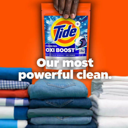 Tide Oxi Boost Power HE Deep Cleaning Concentrated Laundry Detergent Pods