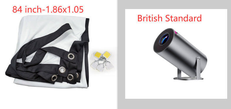 Portable Projector Small Straight Projector For Home Use 180 Degrees Projection Angle Automatic Focus Home Video Projector