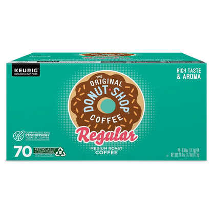 The Original Donut Shop Regular Coffee Keurig K-Cup Pods Medium Roast 70/Box (371114)
